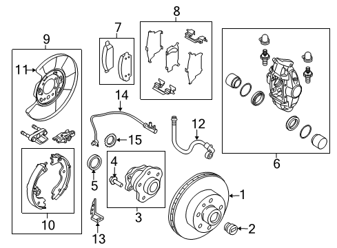 2020 Nissan 370Z PAD KIT-DISC BRAKE Diagram for D4M60-JL00A