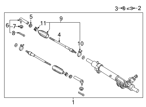 2022 Nissan Titan Gear & Linkage Diagram for 49001-9FV0B