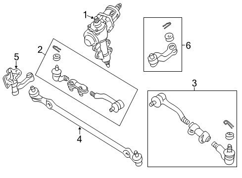 Rod Kit-Tie Diagram for 48510-8B400