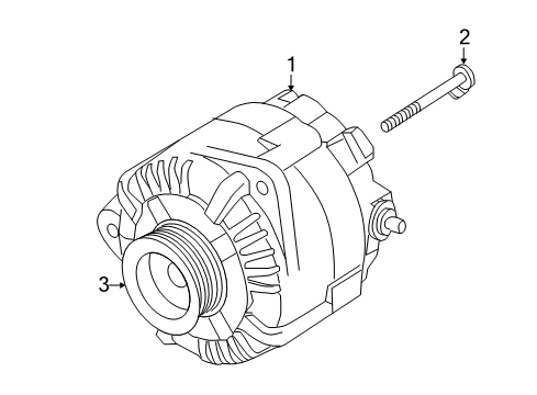 VALUE ADVANTAGE REMAN ALTERNATOR Diagram for 2310M-3JA1RRW