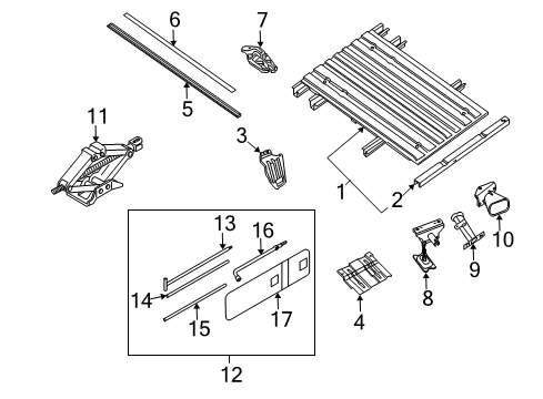 2021 Nissan Frontier Cap - Channel Diagram for 93590-9BT0A