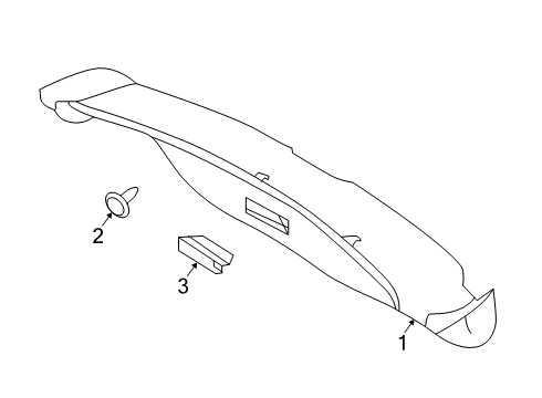 2022 Nissan Altima FINISHER TRUNK LID Diagram for 84966-9HB0A