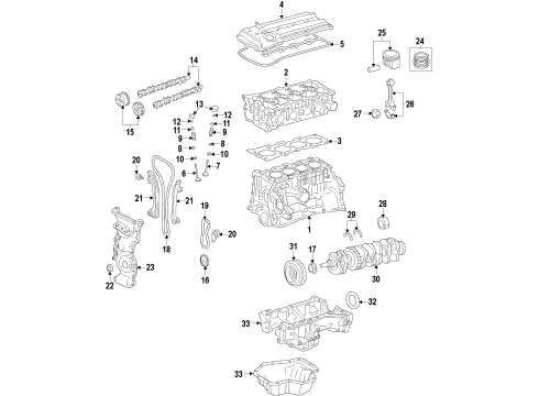 2021 Nissan NV PULLEY-CRANKSHF Diagram for 12303-CJ70A