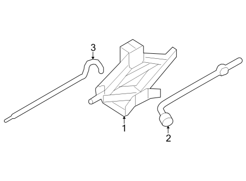 2023 Nissan Z JACK COMPL Diagram for 99550-7NB1A