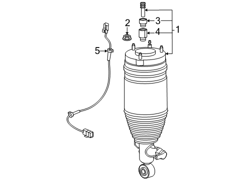2025 Nissan Armada Struts & Components - Front Diagram 3
