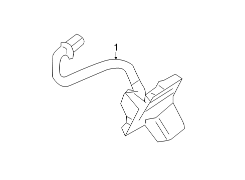 Back View Camera Assembly Diagram for 28442-9HS2A