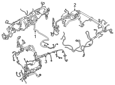 2021 Nissan Titan Harness-Main Diagram for 24010-EZ78C