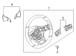 Diagram for Nissan Rogue Steering Wheel - 48430-6RF4A