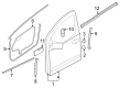 Diagram for Nissan Frontier Weather Strip - 80830-9BU0A