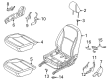 Diagram for 2025 Nissan Versa Seat Cushion - 87311-5EE0A