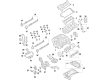 Diagram for 2024 Nissan Armada Crankshaft - 12200-9FV0A