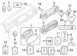 Diagram for 2025 Nissan Frontier Instrument Cluster - 24810-9BV2A