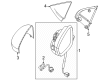 Diagram for 2025 Nissan Kicks Mirror Cover - 80293-7LF0A