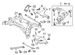 Diagram for 2025 Nissan Pathfinder Alignment Bolt - 55226-JA01D