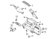 Diagram for 2025 Nissan Pathfinder Cup Holder - 84957-6TA0A