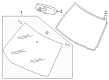 Diagram for 2025 Nissan Kicks Windshield - 72700-7LG1A