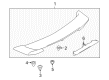 Diagram for 2024 Nissan GT-R Spoiler - 96030-6HW3C