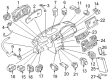 Diagram for 2024 Nissan Armada Wiper Switch - 251B3-6GW0C