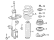Diagram for Nissan Kicks Coil Spring Insulator - 54030-00Q0B