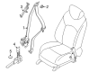 Diagram for 2025 Nissan Pathfinder Seat Belt - 86884-6TA8A