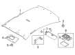 Diagram for 2025 Nissan Versa Sun Visor - 96401-5EE0A