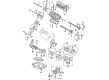 Diagram for Nissan Z Steering Gear Box - 49200-6GP3A