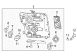 Diagram for Nissan Titan Light Socket - 26250-9FV1B