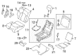 Diagram for 2024 Nissan Armada Seat Cover - 88377-6JL0A