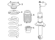 Diagram for 2025 Nissan Armada Coil Spring Insulator - 54320-7JA0A