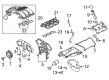 Diagram for 2025 Nissan Frontier Intake Manifold Gasket - 14035-9BT0A