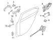 Diagram for 2025 Nissan Versa Window Regulator - 82700-5EF0A