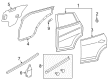Diagram for Nissan Rogue Sport Door Seal - 82839-6MA0B