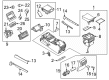 Diagram for 2025 Nissan Armada A/C Switch - 27511-7JA2B