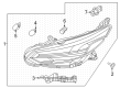Diagram for 2025 Nissan Sentra Headlight - 26010-6MW0A