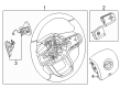 Diagram for 2025 Nissan Armada Steering Wheel - 48430-7KA2A
