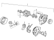 Diagram for 2025 Nissan Z Fan Blade - 21481-6GP1A