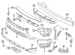 Diagram for 2025 Nissan Frontier Bumper - 62025-9BY0H