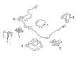 Diagram for 2025 Nissan Leaf Air Bag Control Module - 98856-6WK4A