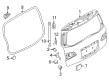 Diagram for 2024 Nissan Armada Door Seal - 90832-1LA0D
