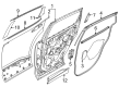 Diagram for 2025 Nissan Kicks Door Seal - 82835-7LF0A