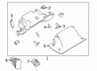 Diagram for Nissan Glove Box - 68500-9HB0A