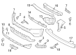 Diagram for 2025 Nissan Frontier Bumper - 62019-9BU0D