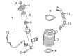Diagram for 2025 Nissan Armada Coil Spring Insulator - 55320-7JA0A
