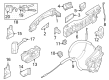 Diagram for 2025 Nissan Pathfinder Door Striker - 80570-6RR1A