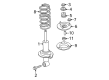 Diagram for 2025 Nissan Frontier Shock Absorber - E6110-9BU1B