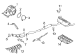Diagram for 2025 Nissan Murano Catalytic Converter - 200A0-7BA0A