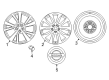 Diagram for 2023 Nissan Maxima Spare Wheel - 40300-9DJ1B