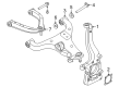 Diagram for 2025 Nissan Armada Steering Knuckle - 40015-7JA0A