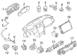 Diagram for 2024 Nissan Armada A/C Switch - 27500-6JL1A
