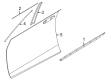Diagram for 2025 Nissan Armada Door Moldings - 80283-7JA1A